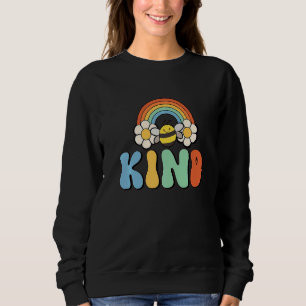 Unity Day Orange Kids Bee Kind Anti Bullying Retro Sweatshirt