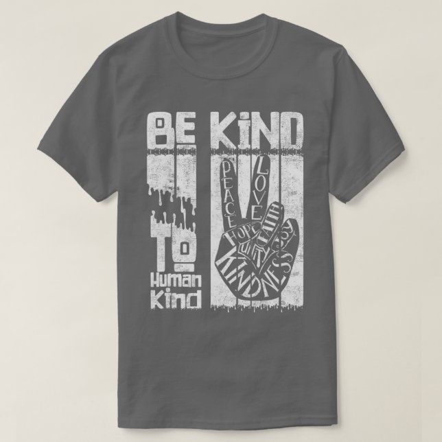 UNITY DAY ORANGE  No Bully Be Kind Orange Teachers T-Shirt (Design Front)