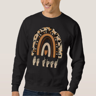 Unity Day Orange Rainbow Be Kind Anti Bullying Sig Sweatshirt