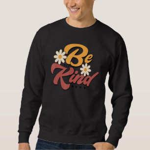 Unity Day Orange Retro Teacher Kindness Antibulliy Sweatshirt