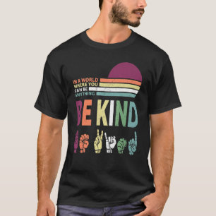 Unity Day Orange Tee  Anti Bullying Be Kind Sign L