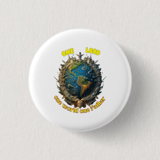 Unity & Equality 3 Cm Round Badge (Front)