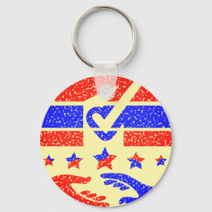 Unity in Action - A Beacon of Partnership Key Ring