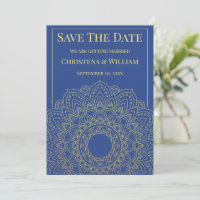 Unity in Bloom Blue Save The Date Announcement