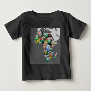 Unity in Diversity: Africa's Flags Collection Baby T-Shirt