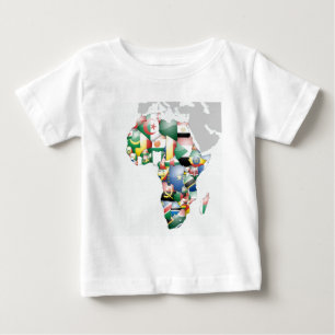 Unity in Diversity: Africa's Flags Collection Baby T-Shirt