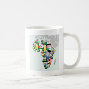 Unity in Diversity: Africa's Flags Collection Coffee Mug