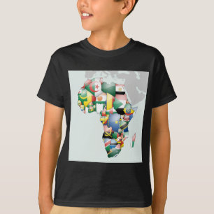 Unity in Diversity: Africa's Flags Collection T-Shirt