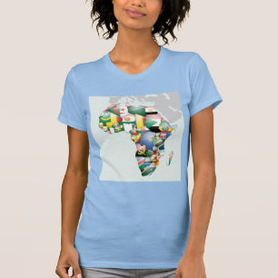 Unity in Diversity: Africa's Flags Collection T-Shirt