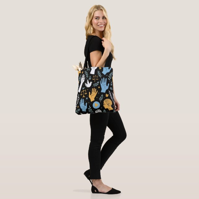 Unity in Diversity: Social Justice and Equality  Tote Bag (On Model)
