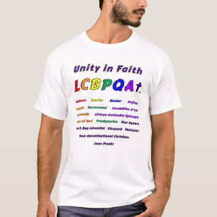 Unity in Faith LCBPQA† Let's take back the Rainbow T-Shirt