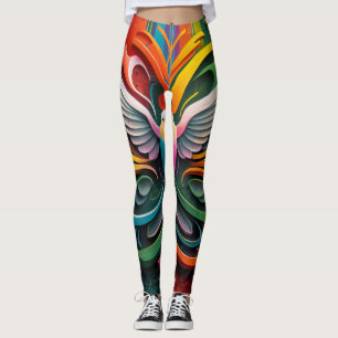 UNITY IN FLIGHT: A VISION OF PEACE LEGGINGS