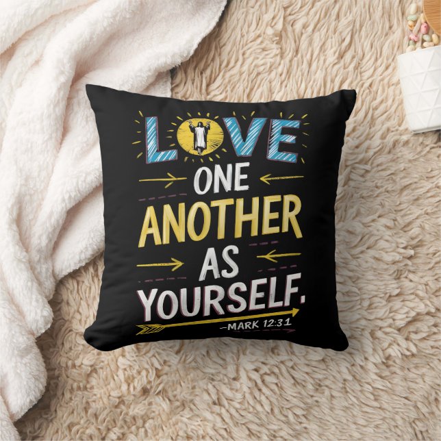 Unity in Love: Drawing of Love One Another As Your Cushion (Blanket)