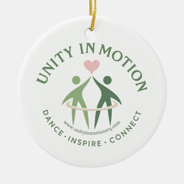 Unity in Motion Ceramic Tree Decoration (Front)