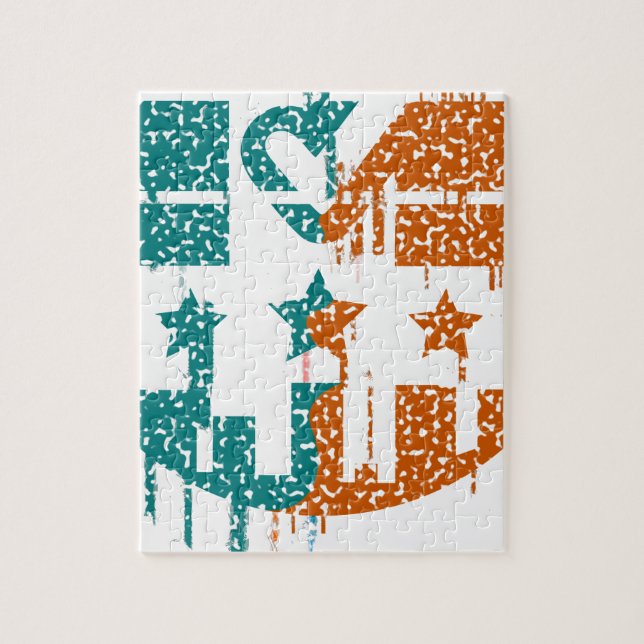 Unity in Motion - Drips of Democracy Jigsaw Puzzle (Vertical)