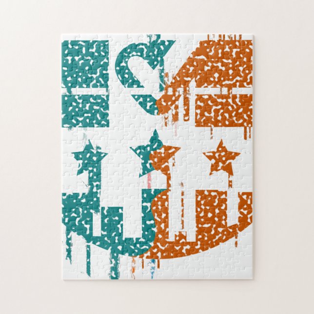 Unity in Motion - Drips of Democracy Jigsaw Puzzle (Vertical)