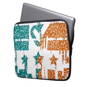Unity in Motion - Drips of Democracy Laptop Sleeve