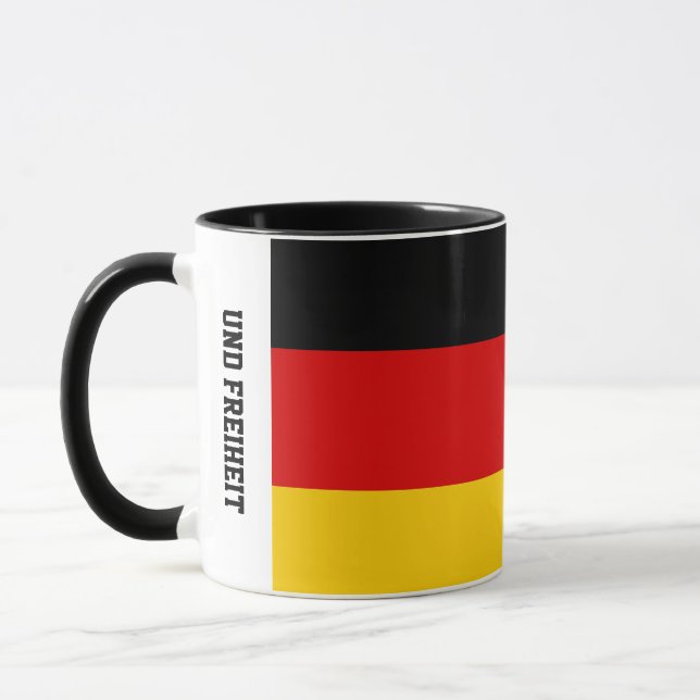 Unity Justice Freedom Germany Flag Mug (Left)