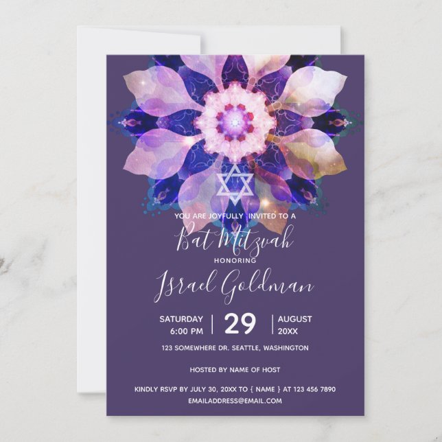 Unity Mandala Invitation (Front)