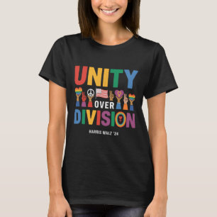 Unity Over Division Pride Harris W 24 T-Shirt