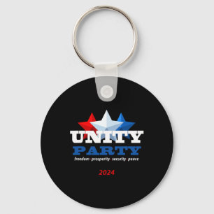 Unity Party 2024 Trump President Key Ring