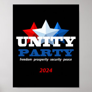 Unity Party 2024 Trump President Poster