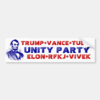 UNITY PARTY Trump Vance Tulsi Elon RFKJ Vivek