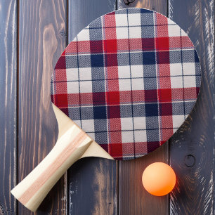 Unity Plaid Ping Pong Paddle