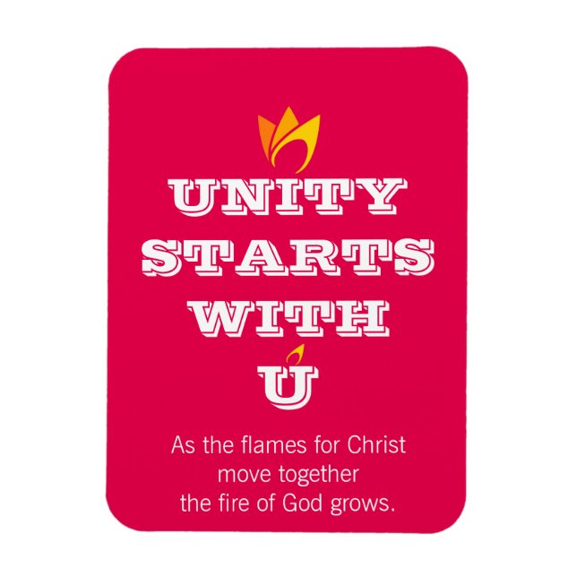 UNITY STARTS WITH U MAGNET (Vertical)