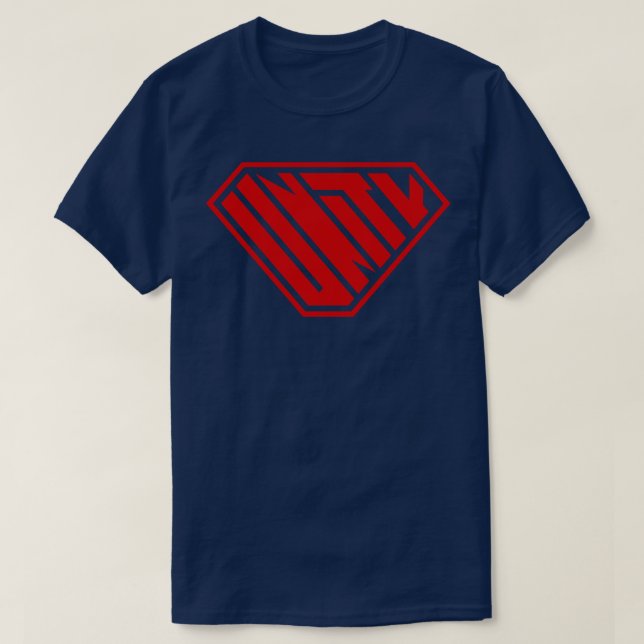 Unity SuperEmpowered Red T-Shirt (Design Front)