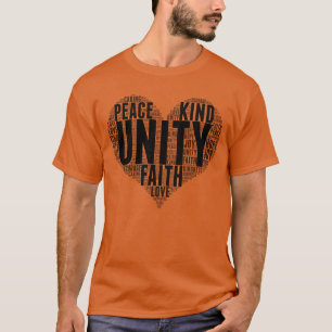 Unity Wordcloud Be Kind Stop Bullying Unity Day T-Shirt