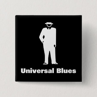 Universal Blues 15 Cm Square Badge