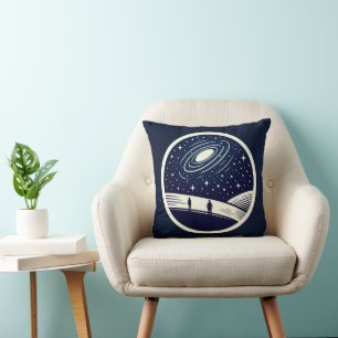 Universal Contemplation - Minimalist Design Cushion