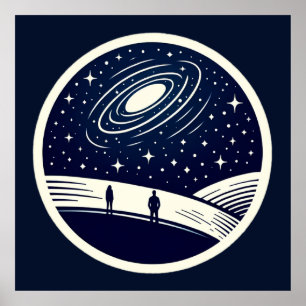 Universal Contemplation - Minimalist Design Poster