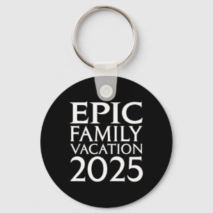 Universal Epic Universe Family Vacation 2025 Front Key Ring