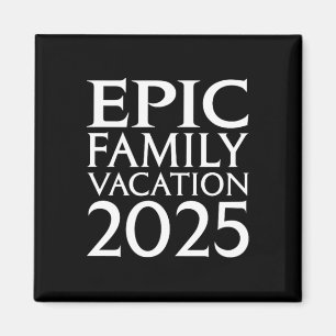 Universal Epic Universe Family Vacation 2025 Front Magnet