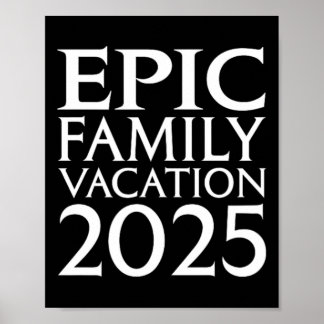 Universal Epic Universe Family Vacation 2025 Front Poster