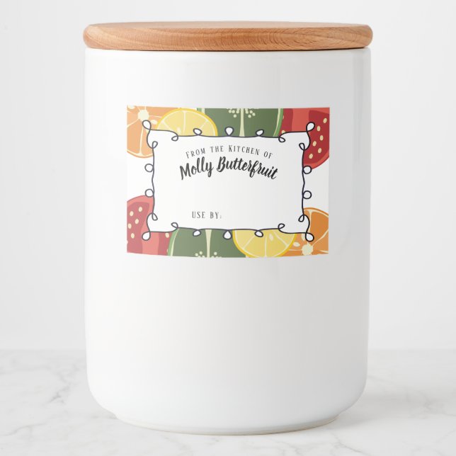 Universal fruit vegetable mix canning labels (Front)