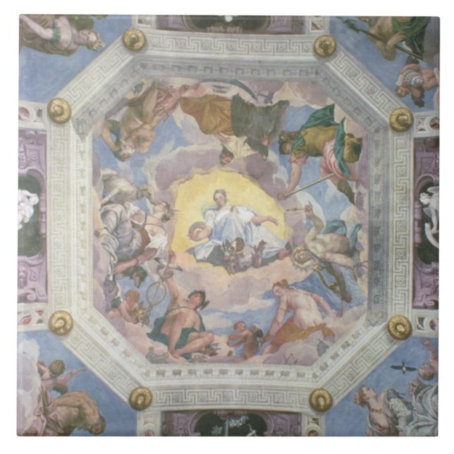 Universal Harmony, or Divine Love, from the ceilin Tile (Front)