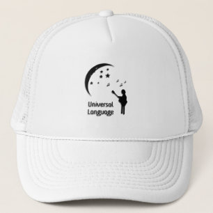 Universal Language Music Design Trucker Hat