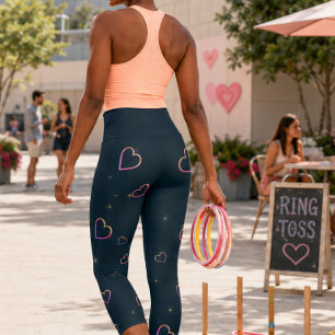 “UNIVERSAL LOVE" - CUSTOM HIGH-WAISTED CAPRI PANTS