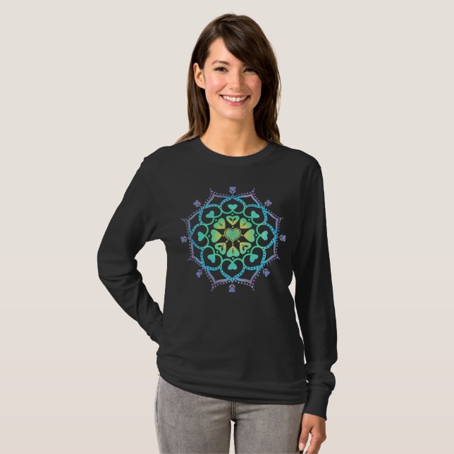 Universal Love Mandala T-Shirt (Front Full)