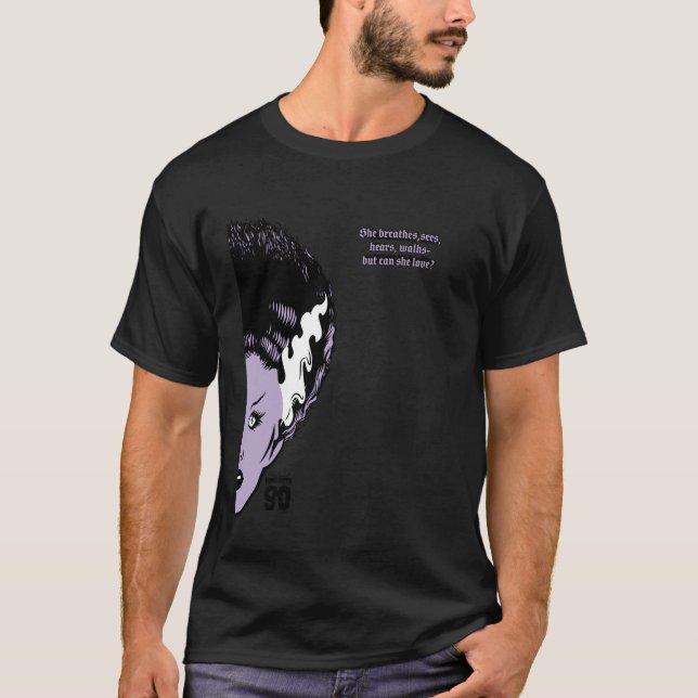 Universal Monsters Bride Of Frankenstein 90th Haun T-Shirt (Front)
