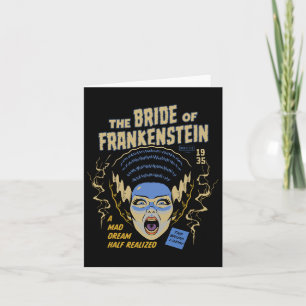 Universal Monsters Bride Vintage Halloween Mask Card