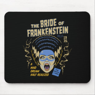 Universal Monsters Bride Vintage Halloween Mask Mouse Pad