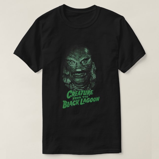 Universal Monsters Creature From The Black Lagoon  T-Shirt (Design Front)