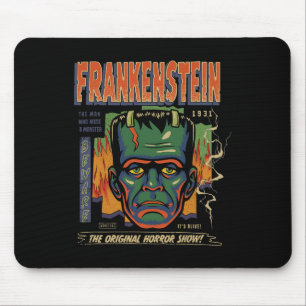 Universal Monsters Frankenstein Vintage Halloween  Mouse Pad