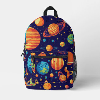 Universal of magic printed backpack