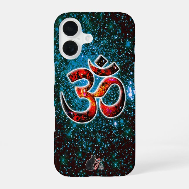 Universal OM Hum iPhone 16 Case (Back)