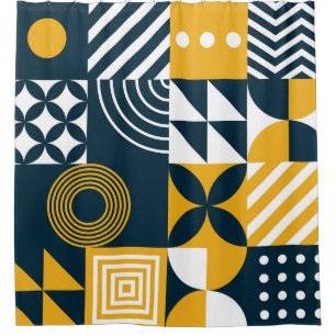 Universal Pattern: Wallpaper, Textile, Web. Shower Curtain